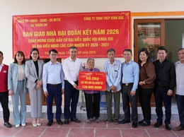 Xã Thuận An bàn giao 02 nhà Đại đoàn kết cho hộ có HCKK chào mừng bầu cử đại biểu Quốc hội khóa XVI và đại biểu HĐND các cấp nhiệm kỳ 2026- 2031