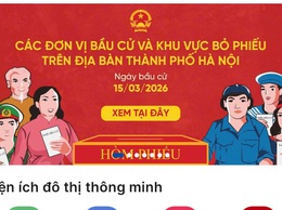IHanoi tích hợp bản đồ số 1.451 điểm bầu cử phục vụ cử tri Thủ đô