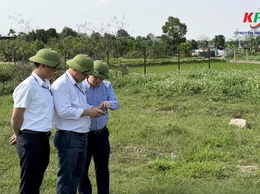 Phòng Kinh tế xã Kiều Phú tăng cường kiểm tra công tác sửng dụng đất nông nghiệp trên địa bàn.