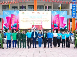 XÃ QUỐC OAI PHÁT ĐỘNG RA QUÂN VỆ SINH MÔI TRƯỜNG, TUYÊN TRUYỀN LƯU ĐỘNG CHÀO MỪNG NGÀY BẦU CỬ ĐẠI BIỂU QUỐC HỘI KHÓA XVI VÀ HĐND CÁC CẤP NHIỆM KỲ 2026–2031