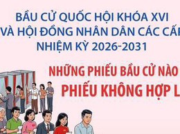 Bầu cử Quốc hội và HĐND: Những phiếu bầu cử nào là phiếu không hợp lệ?