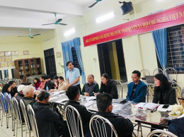 Ô Diên tập huấn xử lý tình huống phát sinh tại các điểm bỏ phiếu