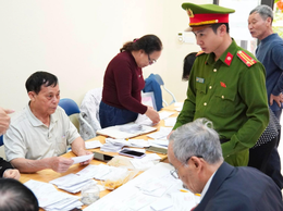 Công an phường Tây Hồ triển khai các phương án đảm bảo tuyệt đối an toàn ngày bầu cử