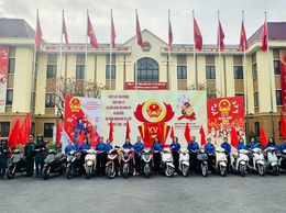 Phường Định Công ra quân tuyên truyền bầu cử Quốc hội khóa và đại biểu HĐND các cấp nhiệm kỳ 2026-2031