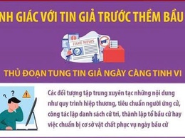 Cảnh giác với tin giả trước thềm bầu cử