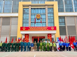 PHƯỜNG LĨNH NAM  RA QUÂN TUYÊN TRUYỀN LƯU ĐỘNG TRỰC QUAN VỀ BẦU CỬ