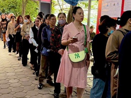 Khương Đình: Gần 85% cử tri đã tham gia bỏ phiếu tính đến 12h ngày 15-3