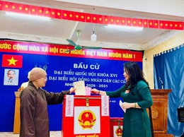 Quốc Oai: Đến 14 giờ 30 phút, đã có 5 khu vực bỏ phiếu đạt 100% cử tri tham gia bầu cử