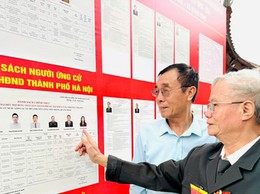 Khu vực bỏ phiếu số 29 xã Quang Minh sẵn sàng cho ngày hội bầu cử