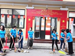 Phường Hà Đông: Đồng loạt tổng vệ sinh môi trường chào mừng ngày bầu cử