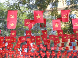 Giảng Võ rực rỡ sắc cờ trong Ngày hội của toàn dân