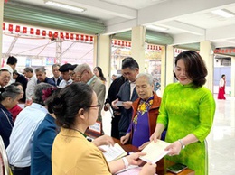 Không khí ngày bầu cử trên địa bàn xã Hoài Đức