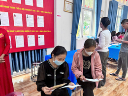 Tiến độ bầu cử tại xã Hát Môn