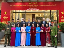 Giữ vững bình yên Ngày hội non sông, Công an phường Yên Hòa bảo đảm tuyệt đối an ninh, an toàn Ngày bầu cử