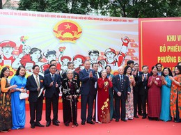 Tổng Bí thư Tô Lâm tham gia bầu cử tại phường Ba Đình, Hà Nội