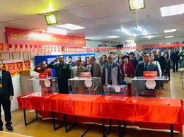 Rộn ràng ngày hội toàn dân: Đồng loạt khai mạc các khu vực bỏ phiếu tại phường Yên Hòa