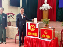 Xã Phú Xuyên: 12 thôn hoàn thành 100% tỷ lệ bỏ phiếu ngay trong buổi sáng