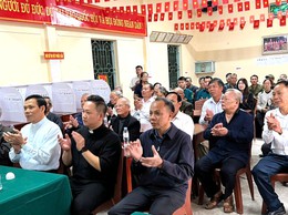 Đồng bào Công giáo xã Đại Xuyên tích cực tham gia bầu cử