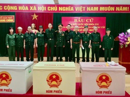 Hội Cựu chiến binh phường Chương Mỹ nêu gương, tích cực tham gia vào công tác bầu cử tại địa phương