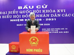 Phường Tây Hồ: Hơn 68.700 cử tri hoàn thành bỏ phiếu