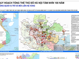 Thông báo Về việc công khai lấy ý kiến cộng đồng dân cư liên quan đối với Quy hoạch tổng thể Thủ đô Hà Nội tầm nhìn 100 năm.