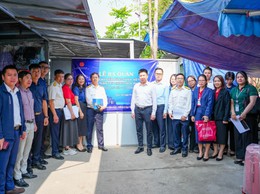 Thuế cơ sở 22 TP Hà Nội tổ chức lễ ra quân tháng cao điểm đồng hành, hỗ trợ hộ kinh doanh tuân thủ pháp luật thuế