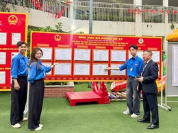 Tuổi trẻ Giảng Võ đồng hành cùng cử tri trong ngày bầu cử