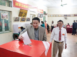 PHƯỜNG SƠN TÂY TỔ CHỨC THÀNH CÔNG CUỘC BẦU CỬ ĐẠI BIỂU QUỐC HỘI VÀ HĐND CÁC CẤP NHIỆM KỲ 2026 – 2031