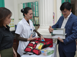 Giám đốc Sở Y tế Hà Nội kiểm tra công tác chuẩn bị bầu cử tại phường Hoàn Kiếm, Cửa Nam