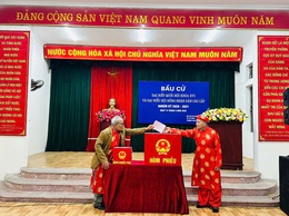 Đến 10h sáng 15-3, xã An Khánh đã có 35.430 cử tri đi bầu cử