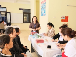Trạm Y tế xã Quảng Bị tổ chức chiến dịch truyền thông lồng ghép cung cấp dịch vụ chăm sóc sức khỏe sinh sản