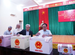 Phường Chương Mỹ: Công tác bầu cử diễn ra thành công, cử tri tham gia đạt tỷ lệ cao