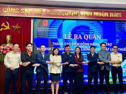 Ra quân phát động chương trình “Tháng cao điểm đồng hành, hỗ trợ hộ, cá nhân kinh doanh” 