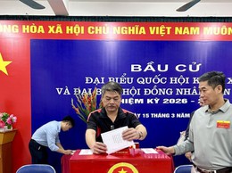 Hà Nội: Hơn 70% cử tri đã tham gia bỏ phiếu tính đến 11h30 ngày 15-3