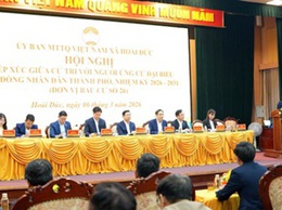 MTTQ xã Hoài Đức: Điểm tựa khối đại đoàn kết, góp phần vào thành công chung của Ngày hội toàn dân