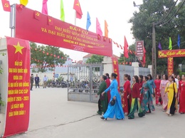 99,36% cử tri xã Thường Tín đi bỏ phiếu bầu cử