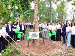 NGÂN HÀNG TMCP NGOẠI THƯƠNG VIỆT NAM PHỐI HỢP VỚI UBND XÃ THƯ LÂM TỔ CHỨC CHƯƠNG TRÌNH TẾT TRỒNG CÂY “VIETCOMBANK – VÌ MỘT VIỆT NAM XANH” XUÂN BÍNH NGỌ NĂM 2026