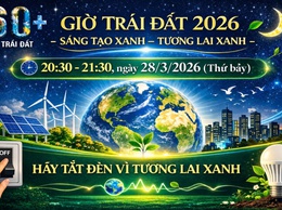 Giờ Trái đất - Sáng tạo xanh - Tương lai xanh 