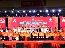 Xã Bình Minh tổ chức chương trình liên hoan nghệ thuật chào mừng thành công ngày bầu cử