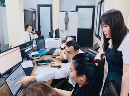 Trạm y tế xã Xuân Mai chuẩn hóa, làm sạch dữ liệu hồ sơ sức khỏe điện tử