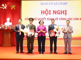 ĐẢNG ỦY XÃ CỔ ĐÔ TỔ CHỨC HỘI NGHỊ CÔNG BỐ QUYẾT ĐỊNHVỀ CÔNG TÁC CÁN BỘ