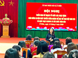 Xã Ô Diên triển khai Kế hoạch tổ chức các hoạt động chào mừng 80 năm Ngày Thể thao Việt Nam 27/3 và phát động Ngày chạy Olympic vì sức khỏe toàn dân năm 2026
