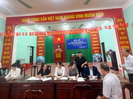 Xã Chương Dương chi trả bồi  thường, hỗ trợ GPMB dự án xây dựng Hạ tầng kỹ thuật khu đấu giá Quyền sử dụng đất ở tại thôn An Duyên.