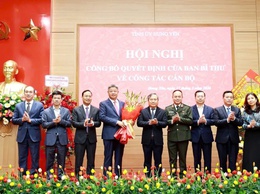 Phó Chủ tịch UBND Thành phố Hà Nội Nguyễn Mạnh Quyền được chỉ định làm Phó Bí thư Tỉnh ủy Hưng Yên