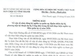 BAN CHỈ HUY QUÂN SỰ XÃ VĨNH THANH