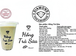 Bản tự công bố sản phẩm Hồng trà sữa 