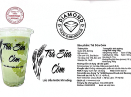 Bản tự công bố sản phẩm Trà sữa cốm