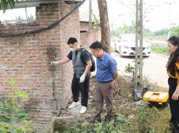 Xã Quảng Bị kiểm tra công tác chấp hành pháp luật tại 2 cơ sở chăn nuôi trên địa bàn thôn Lương Xá