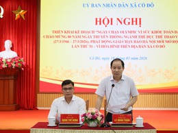 XÃ CỔ ĐÔ TRIỂN KHAI KẾ HOẠCH TỔ CHỨC NGÀY CHẠY OLYMPIC VÌ SỨC KHỎE TOÀN DÂN NĂM 2026