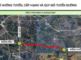 Sắp xây dựng tuyến đường rộng 50m nối hai xã Sóc Sơn và Đa Phúc